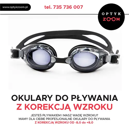 Okulary do pływania z korekcją wzroku Stalowa Wola