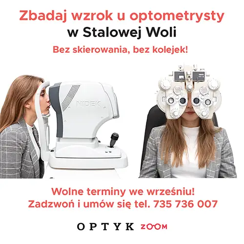 Zbadaj wzrok u optometrysty w Stalowej Woli