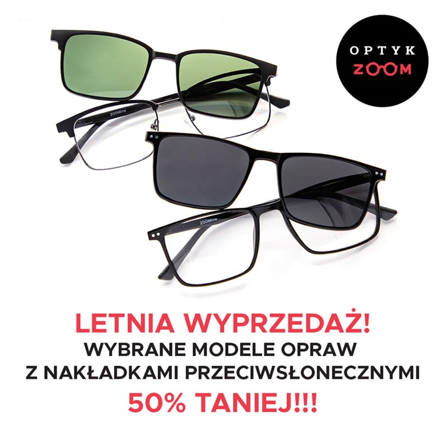 Letnia wyprzedaż opraw z nakładkami
