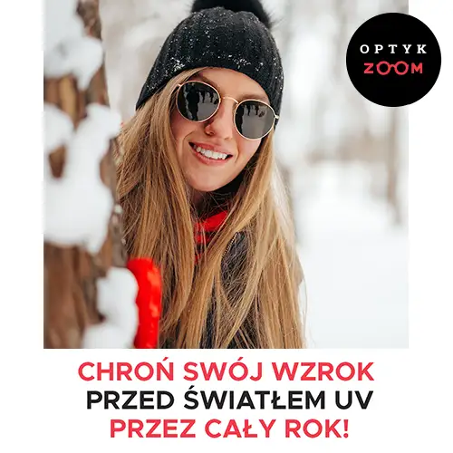 Ochron oczu przed UV zimą
